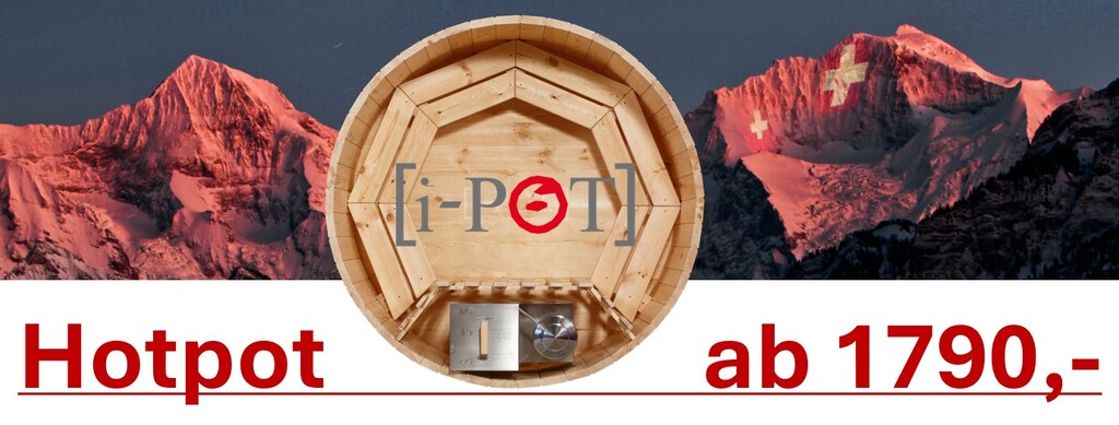 Hotpot Hottub kaufen, das günstige Badefass 