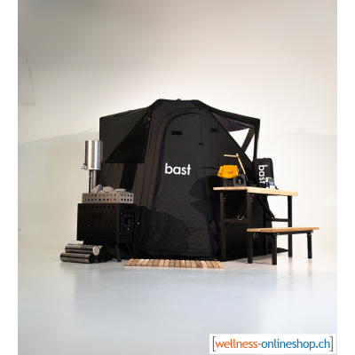 Saunazelt Näver deluxe 2